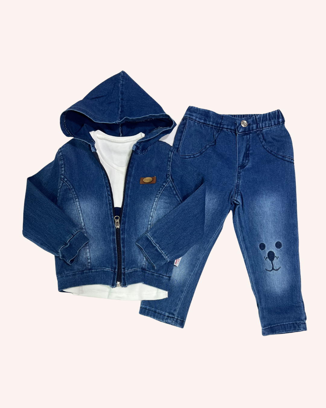 Hooded Denim Set