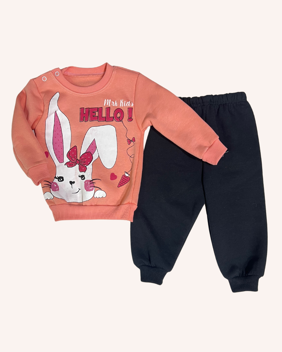 Hello Rabbit Fleece Set