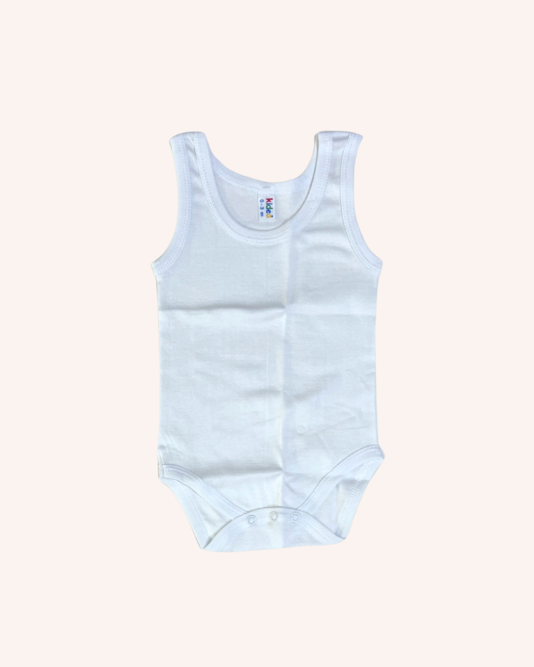 White Sleeveless Bodysuit