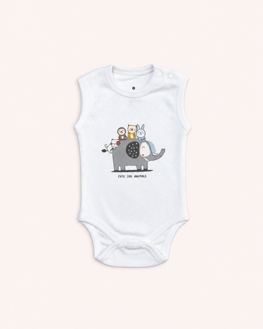 Cute Zoo Animals Bodysuit