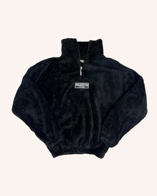 Fur Black Sweatshirt