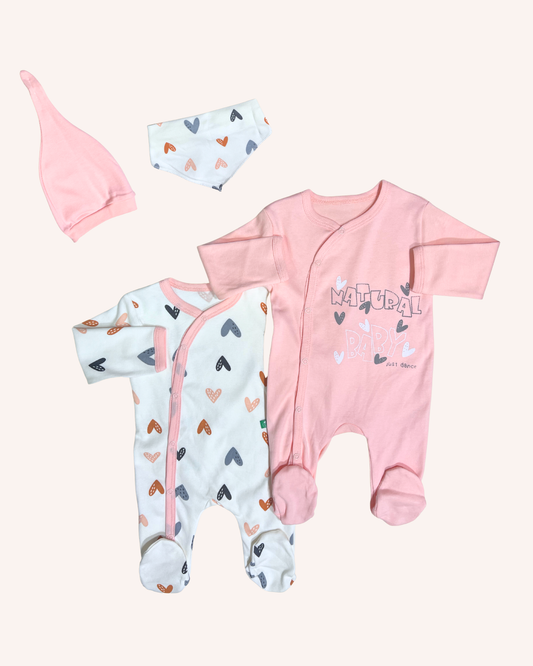 Hearts Overall Set