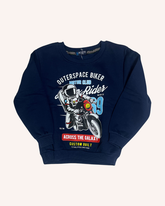 Motorcycle Fleece Sweatshirt