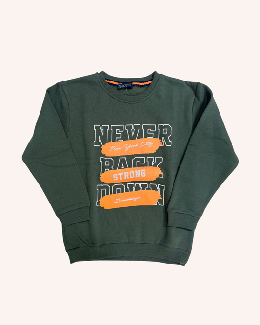 Never Back Down Sweatshirt