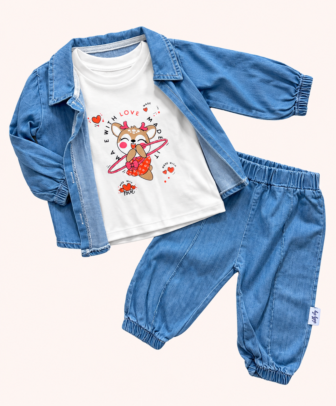 With Love Denim Set