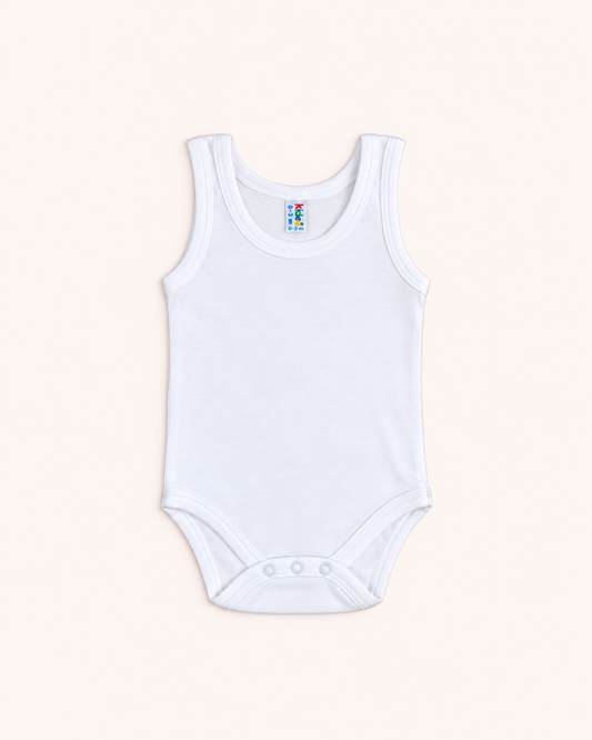 White Sleeveless Bodysuit
